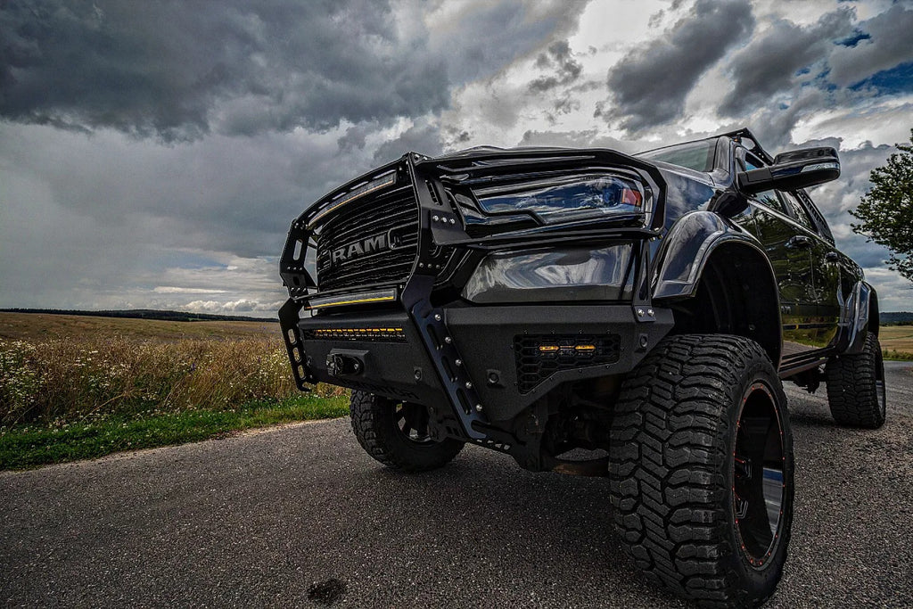 RAM Gen 5  Erhöhter Frontbügel 2x LED BAR für V8 Stoßstange VA