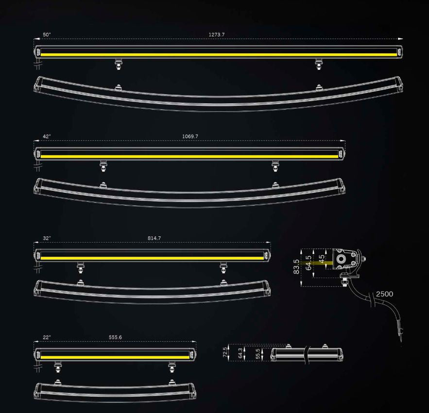 22'' Strands LED BAR Siberia XP SRC 809416
