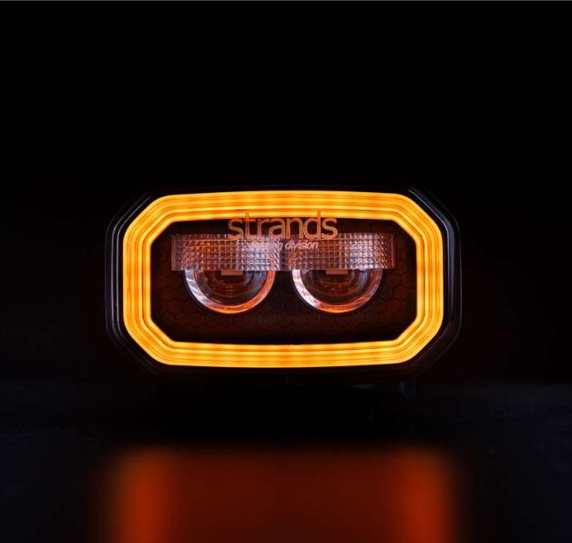 VW Amarok Gen2  Arbeitsscheinwerfer plus Motorhaubenhalter Kit FOR9T NO-GLARE WORK LIGHT