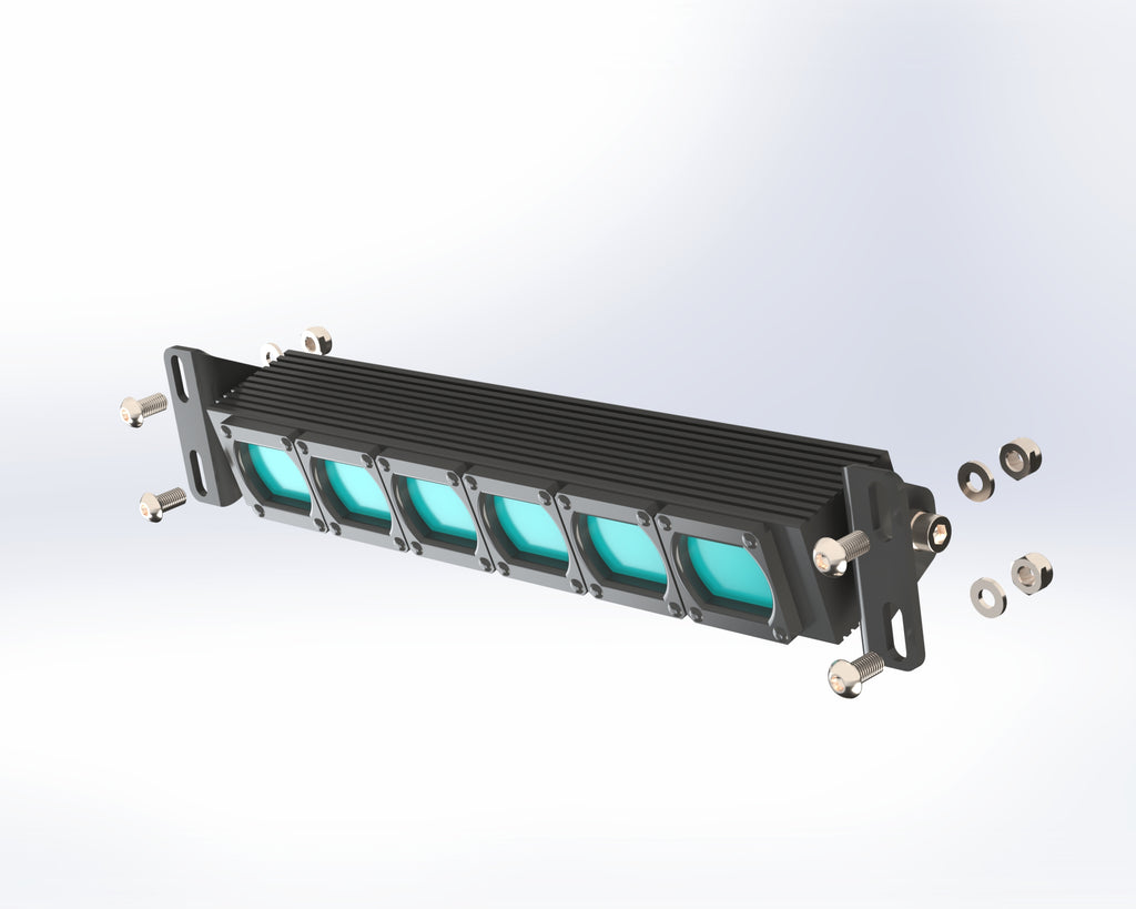LED Arbeitsscheinwerfer 10 Zoll  30W  Dachgepäckträger