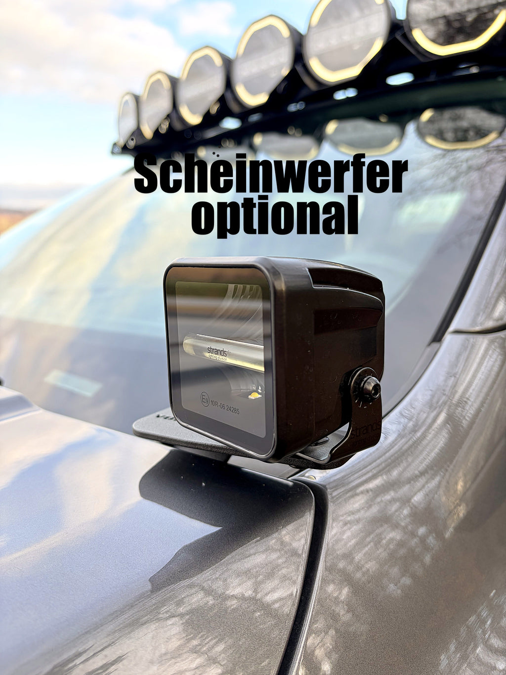 VW Amarok Gen2  LED Motorhaubenhalter Set