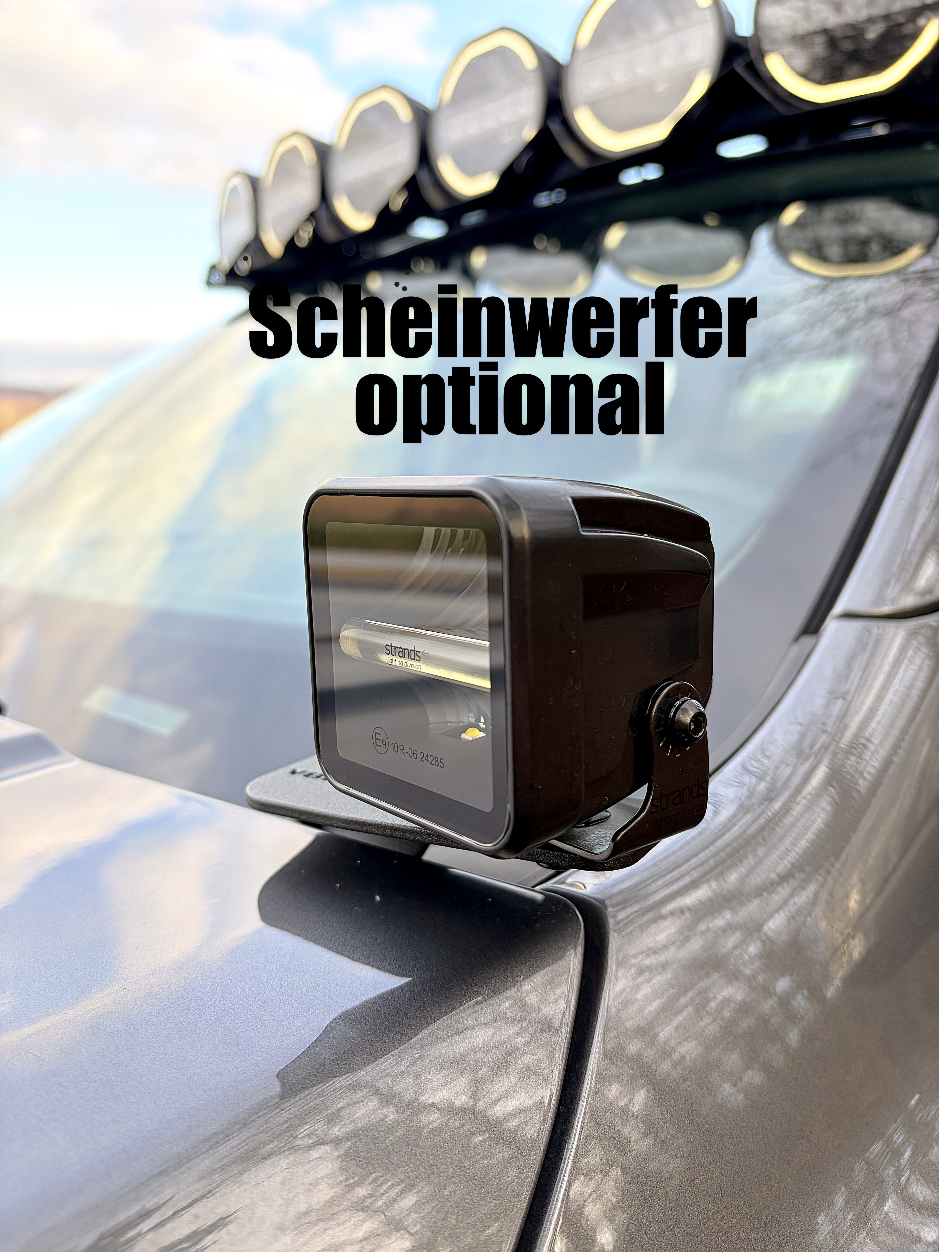 VW Amarok Gen2  LED Motorhaubenhalter Set