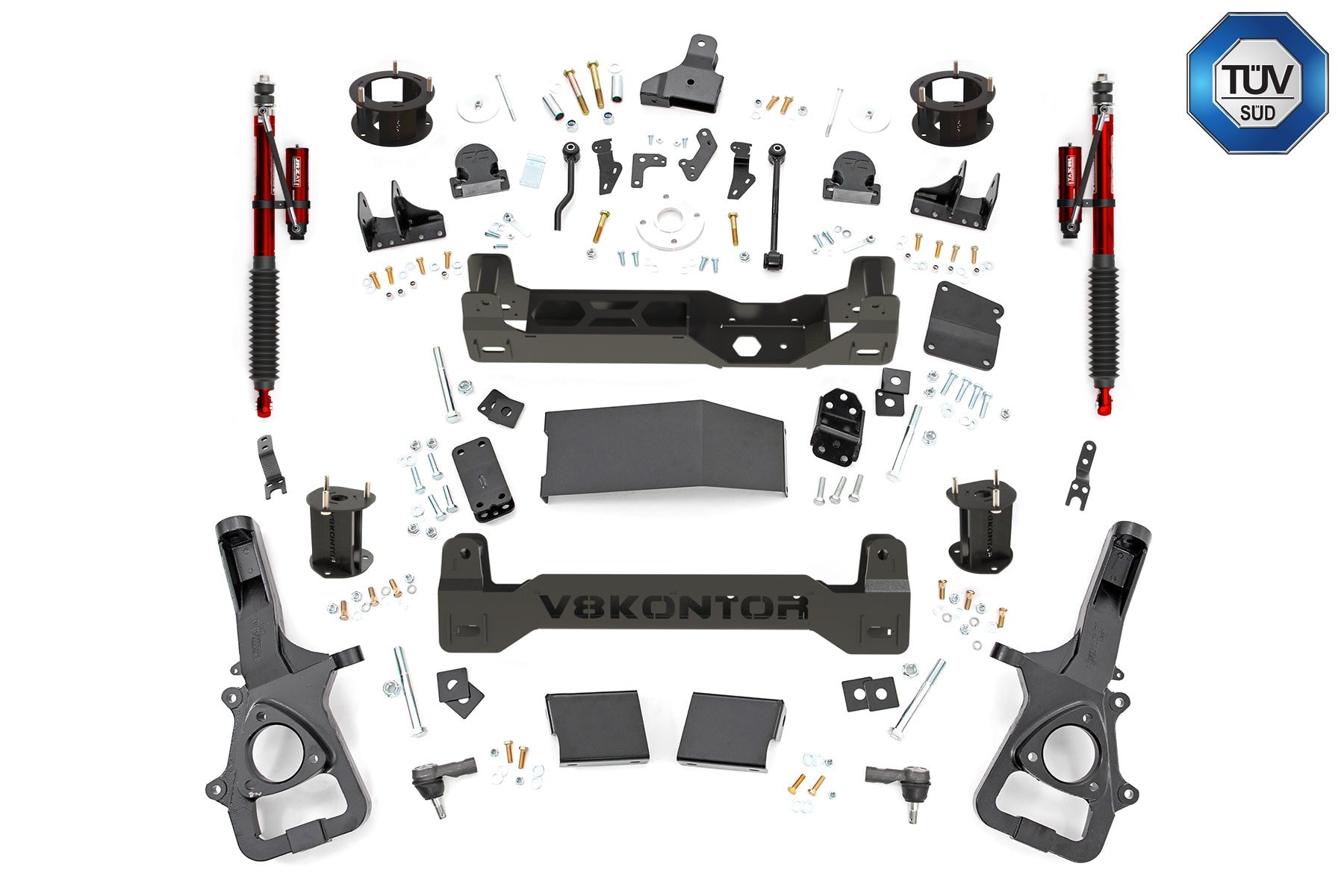 RAM 1500 (Gen 5) 5 Zoll Fahrwerk / Höherlegung mit JRZ Reservoir Gasdruckdämpfer