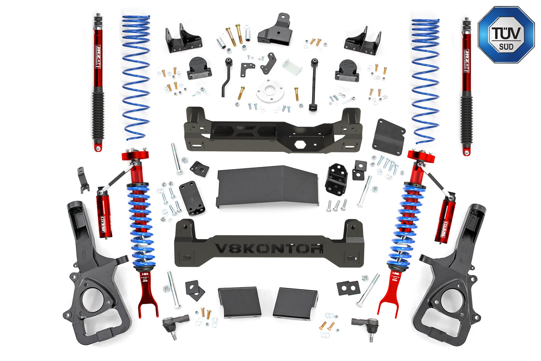 RAM 1500 DT (Gen 5) 6 Zoll Fahrwerk / Höherlegung mit JRZ Reservoir Gasdruckdämpfer VA