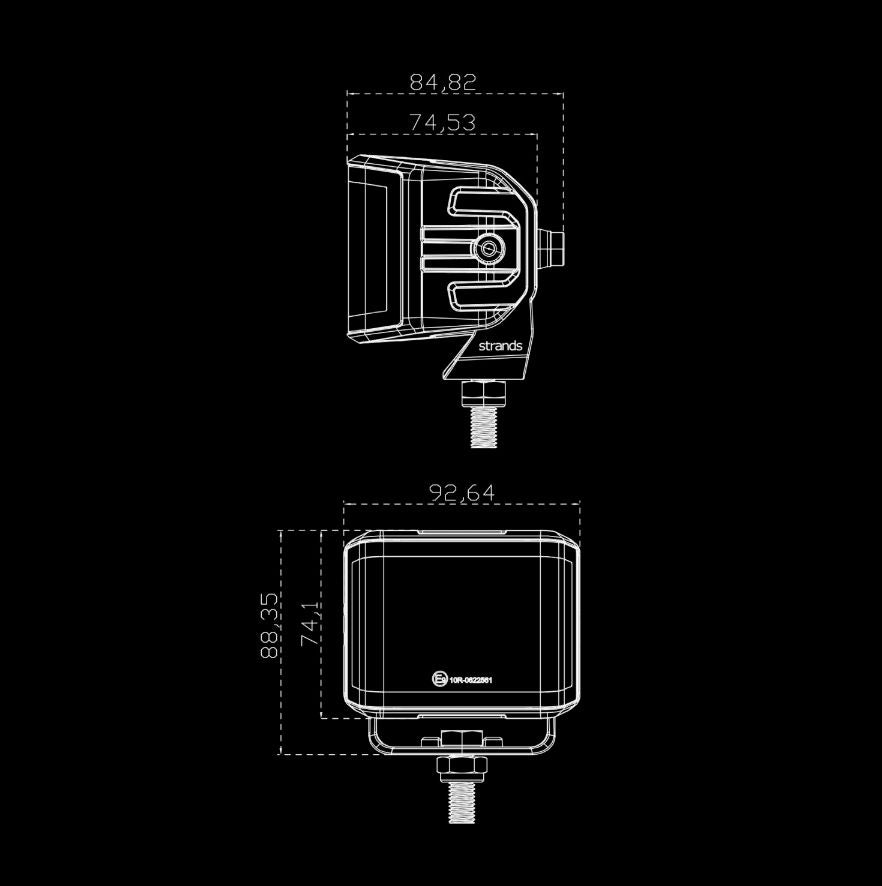 Siberia XP RED FOX WORK LIGHT 44W